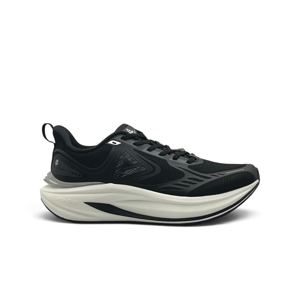 CUSHION RUNNING SHOES_BLACK/WHITE