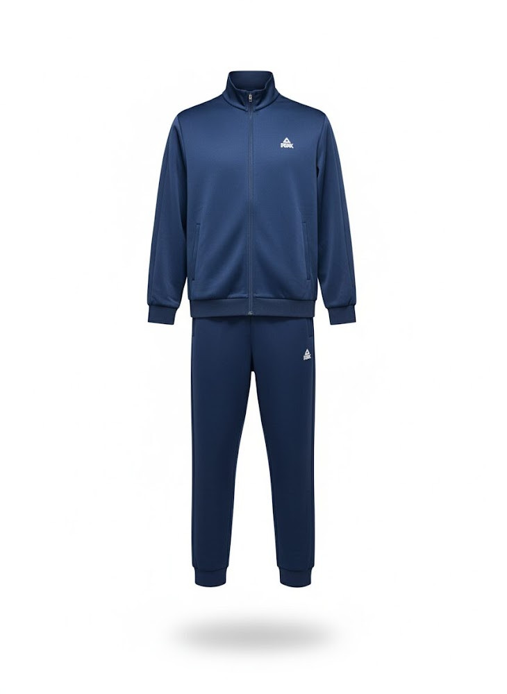 Knitted Tracksuit-Navy